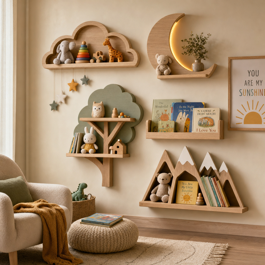 Organizar o Quarto do Bebé num Apartamento Pequeno — ilustração