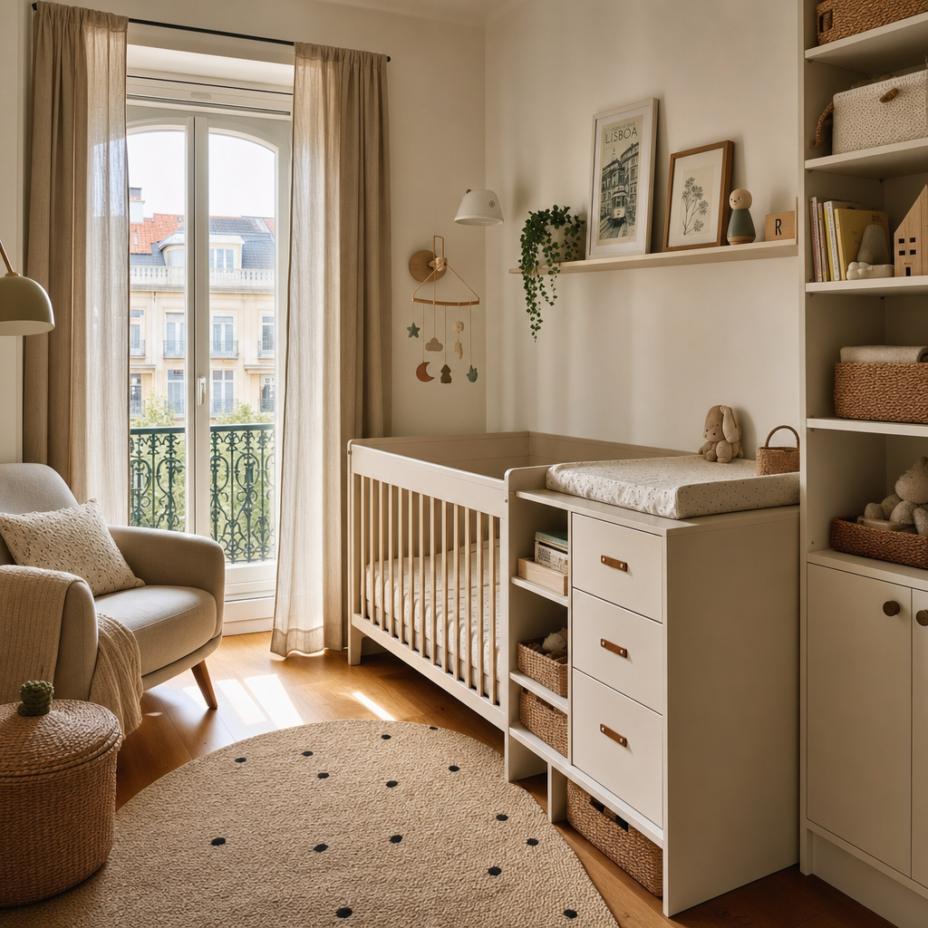 Organizar o Quarto do Bebé num Apartamento Pequeno