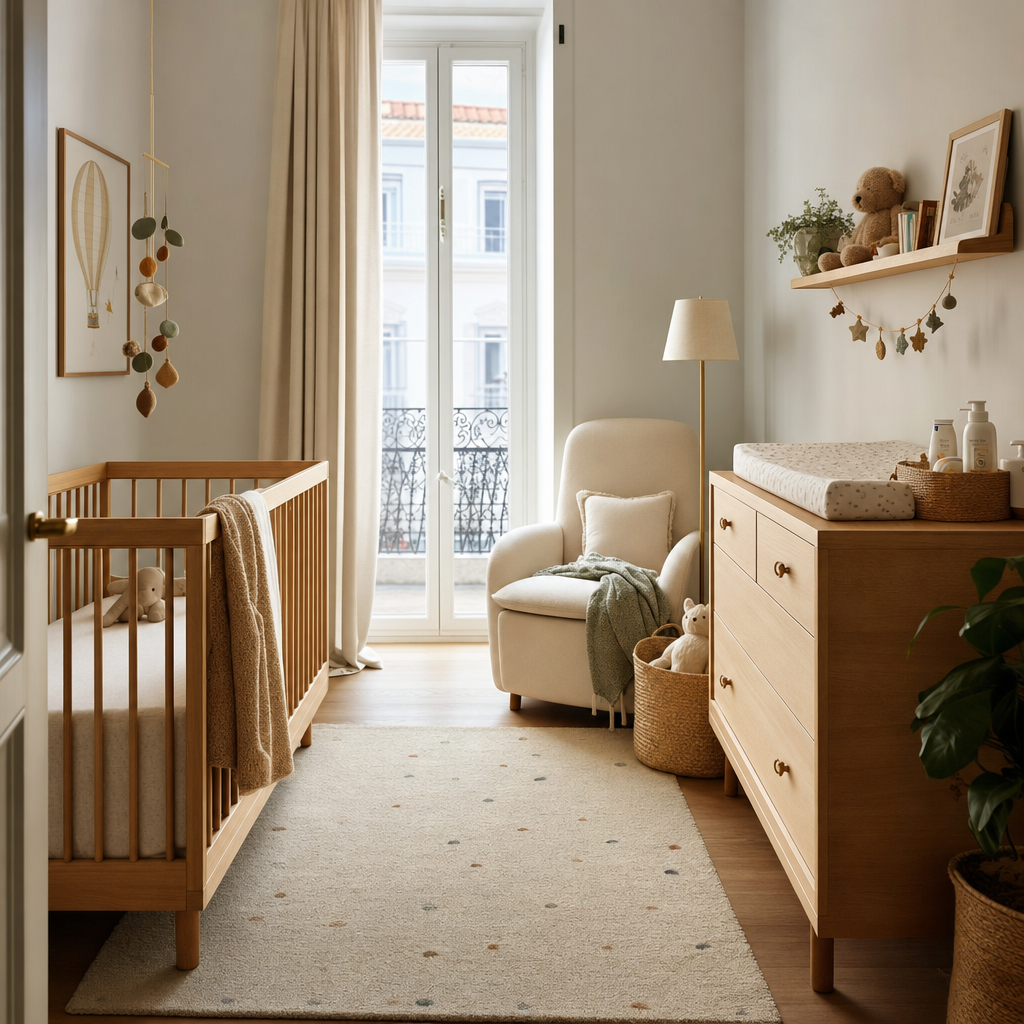 Quarto de bebé em apartamento pequeno: como otimizar